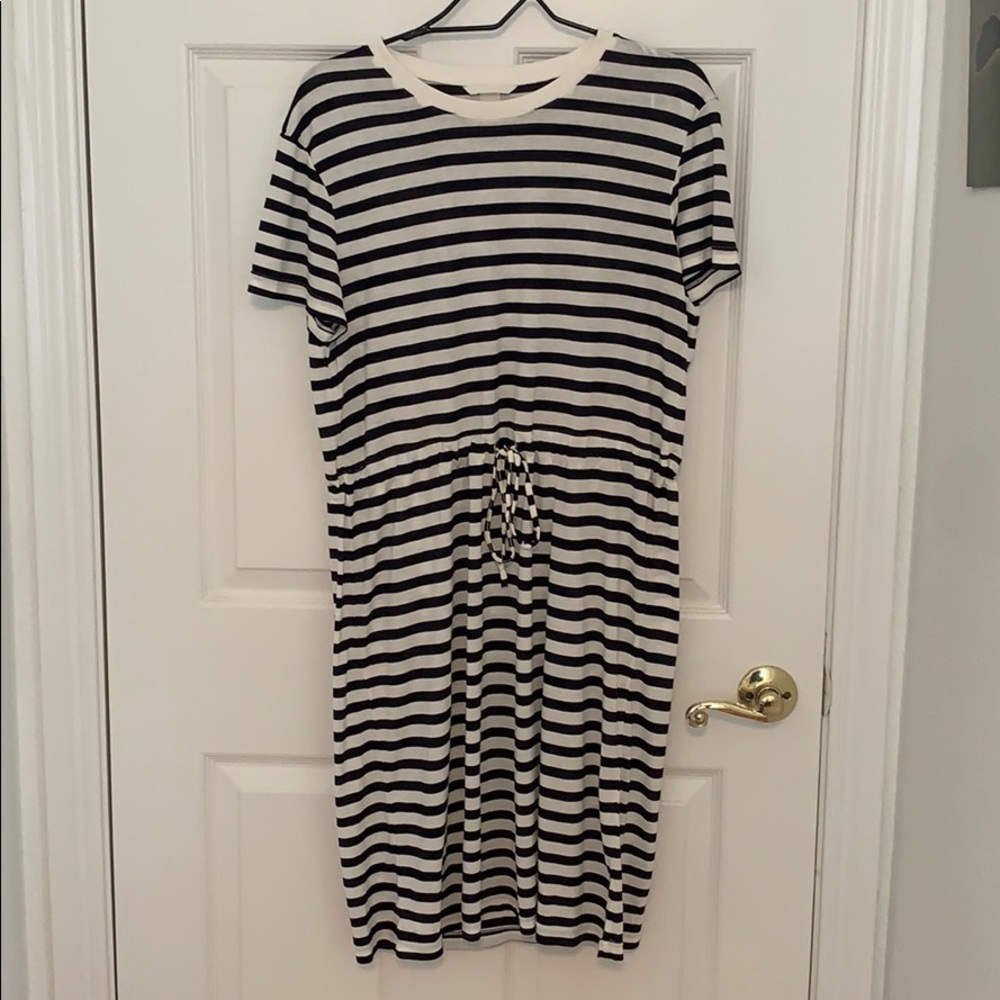 Stripy T shirt dress